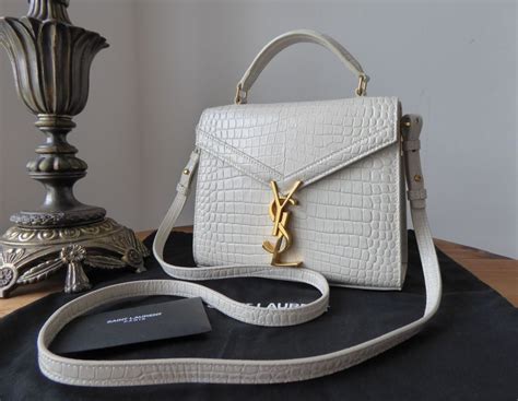 ysl cassandra mini crocodile|YSL Crocodile Embossed Mini Cassandra .